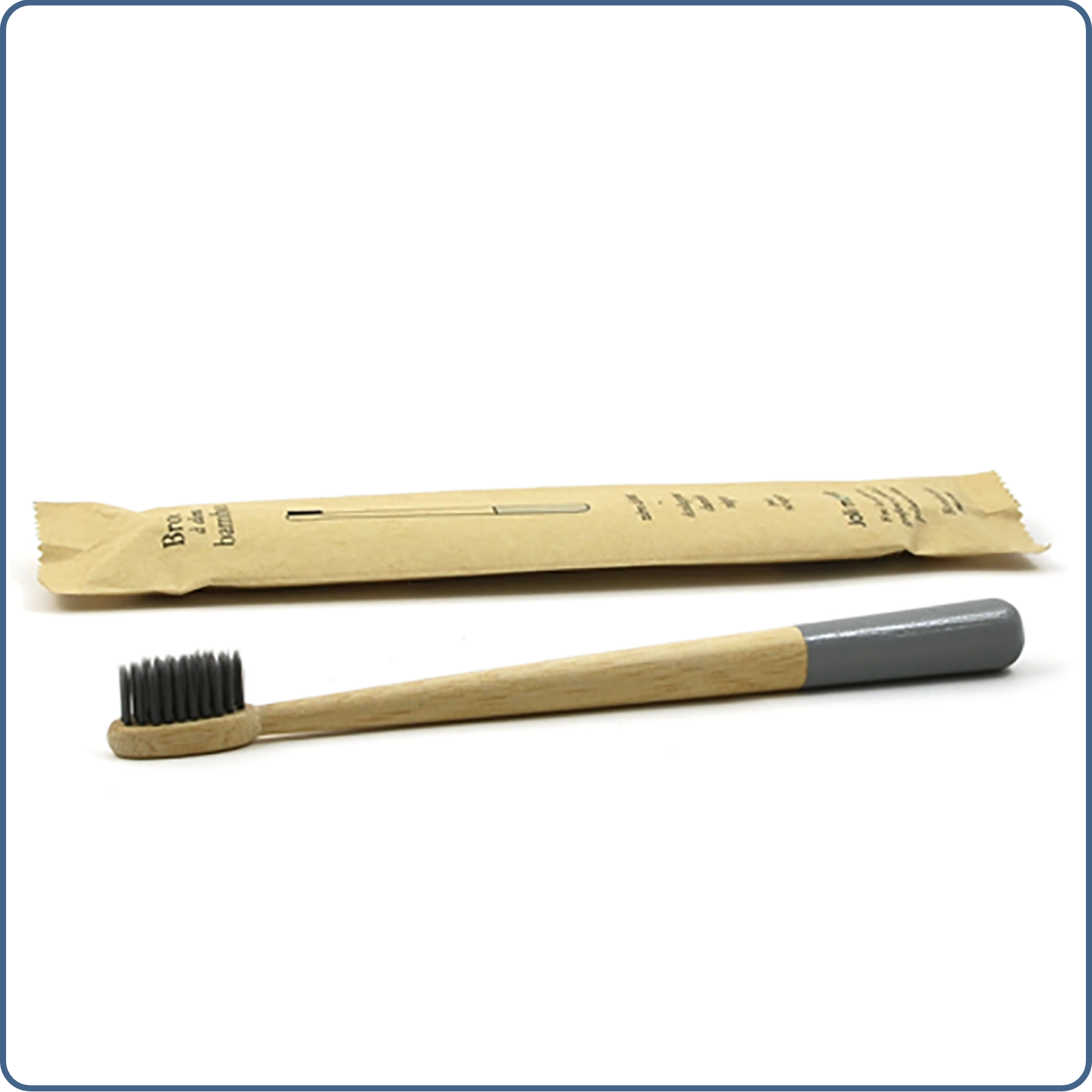 Brosse à dents en bambou naturelle et colorée – Naturellement antibactérienne, écoresponsable et recyclable.