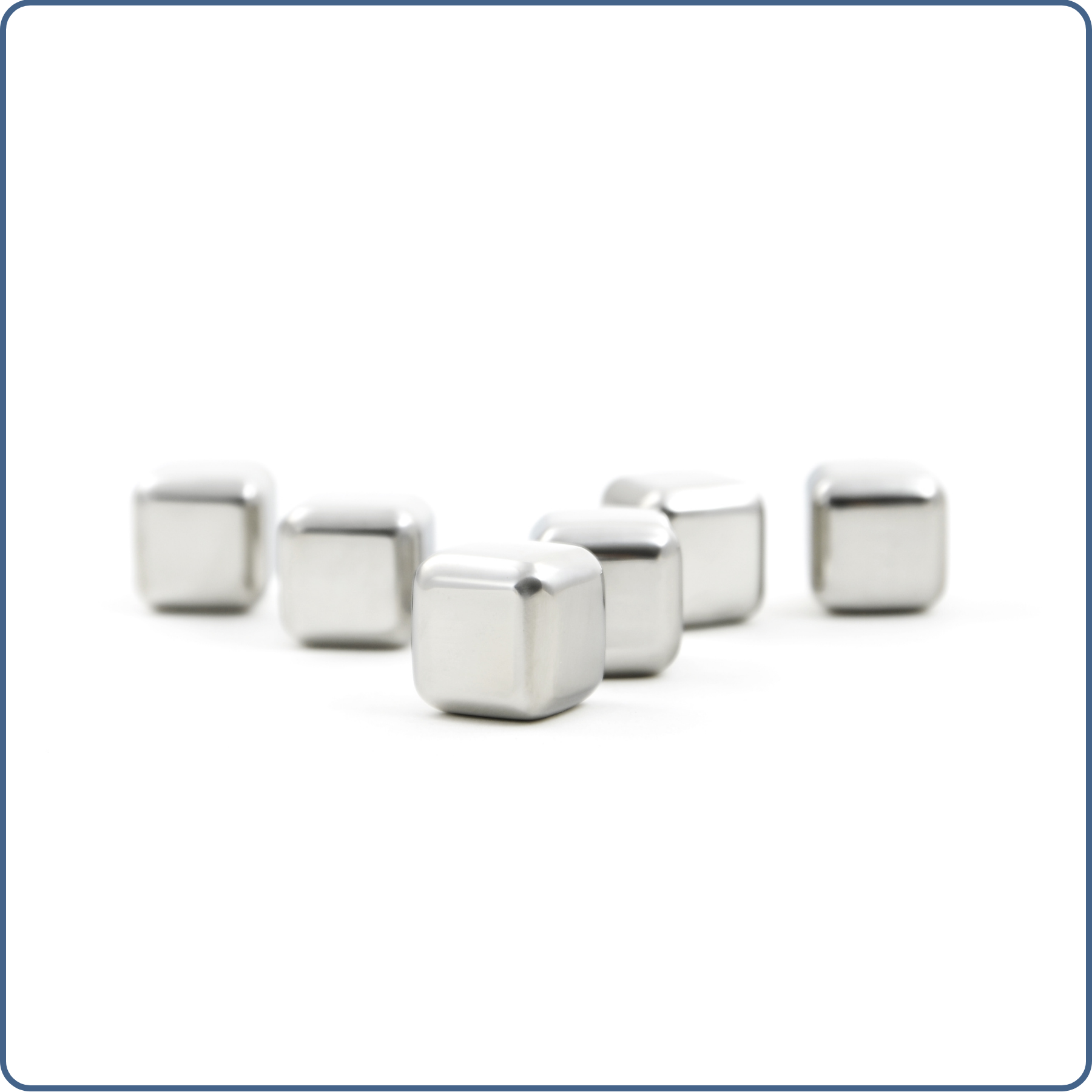 Glaçons réfrigérants en inox – rafraichissant zéro déchet