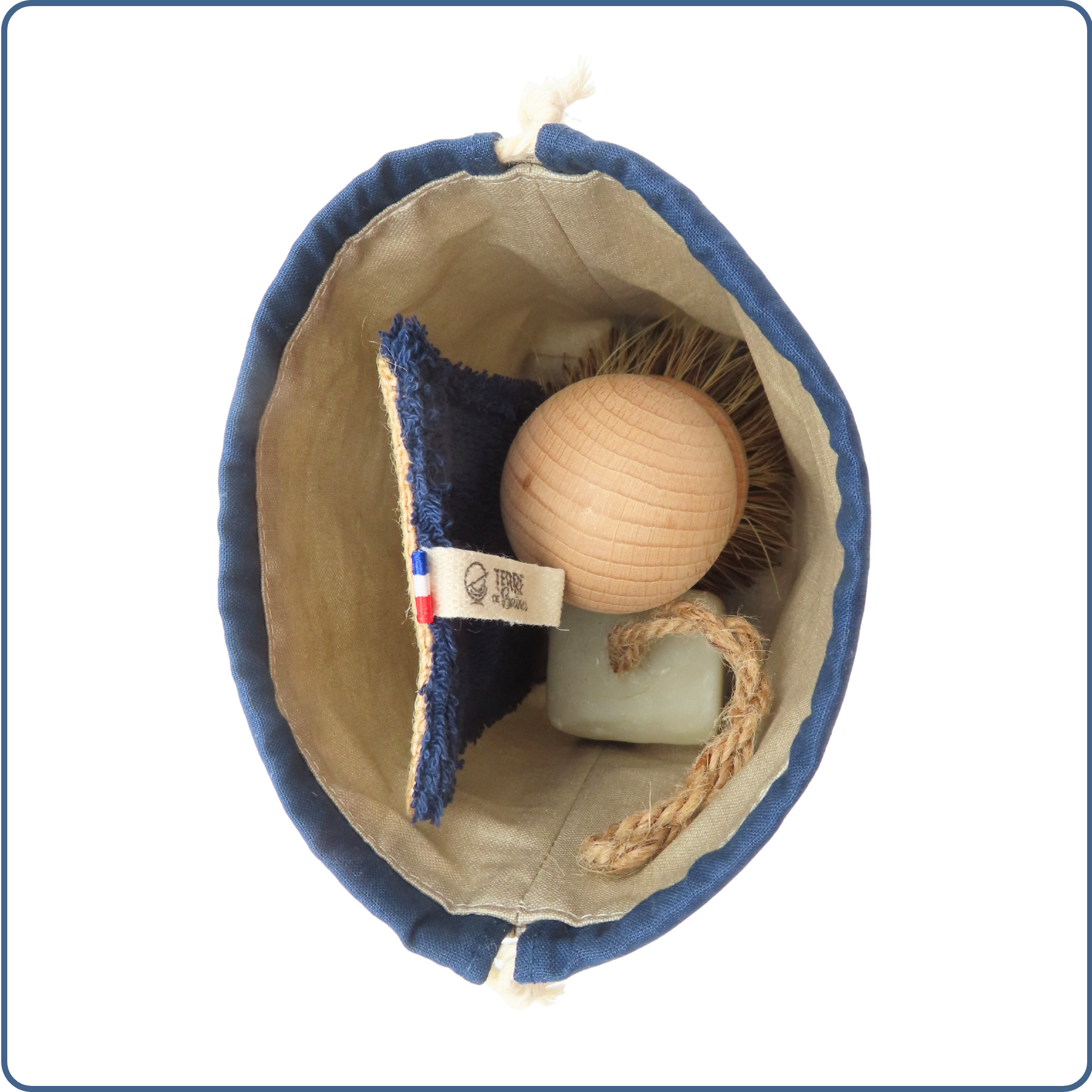 kit zéro déchet vaisselle, éponge, savon, brosse