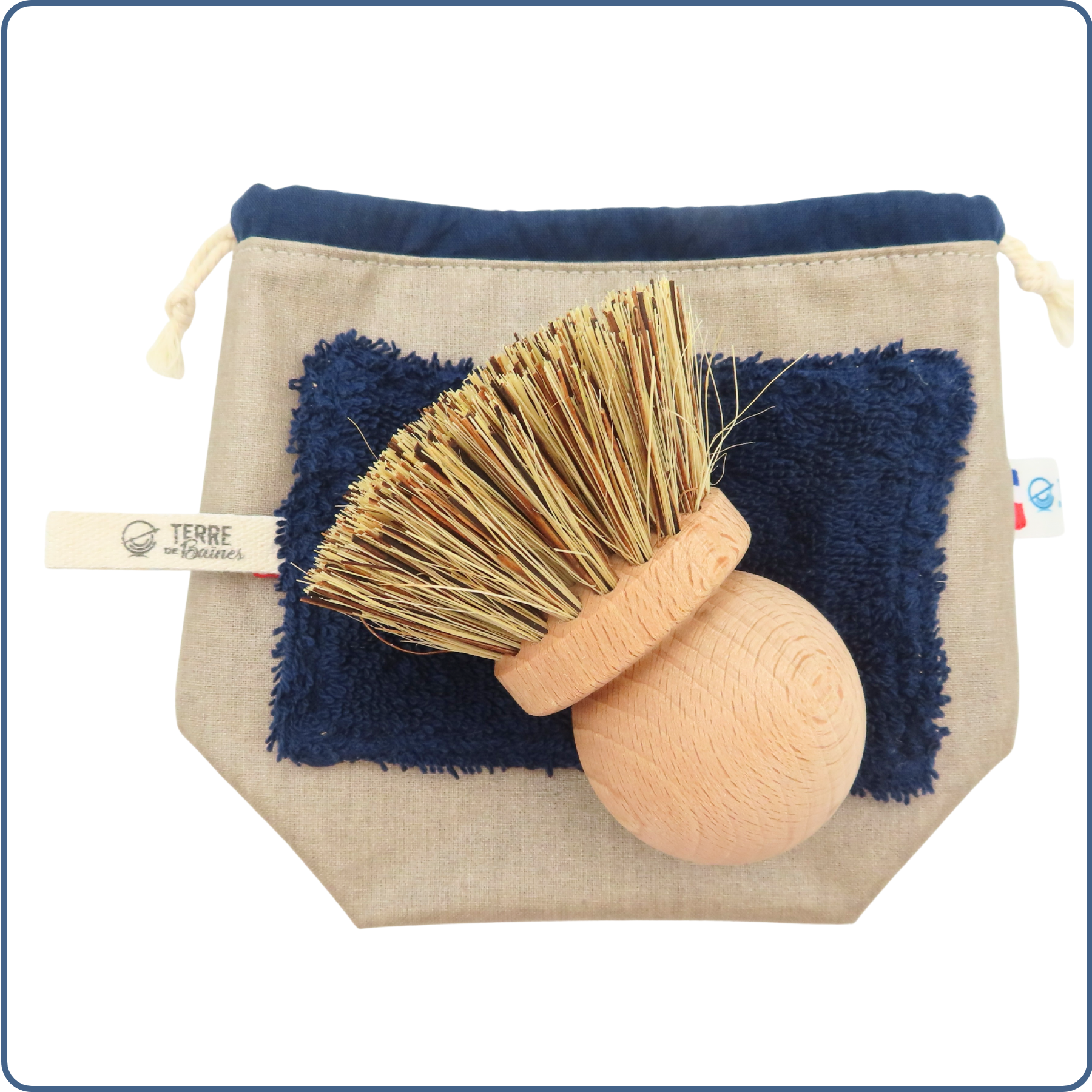 kit zéro déchet vaisselle, éponge, savon, brosse