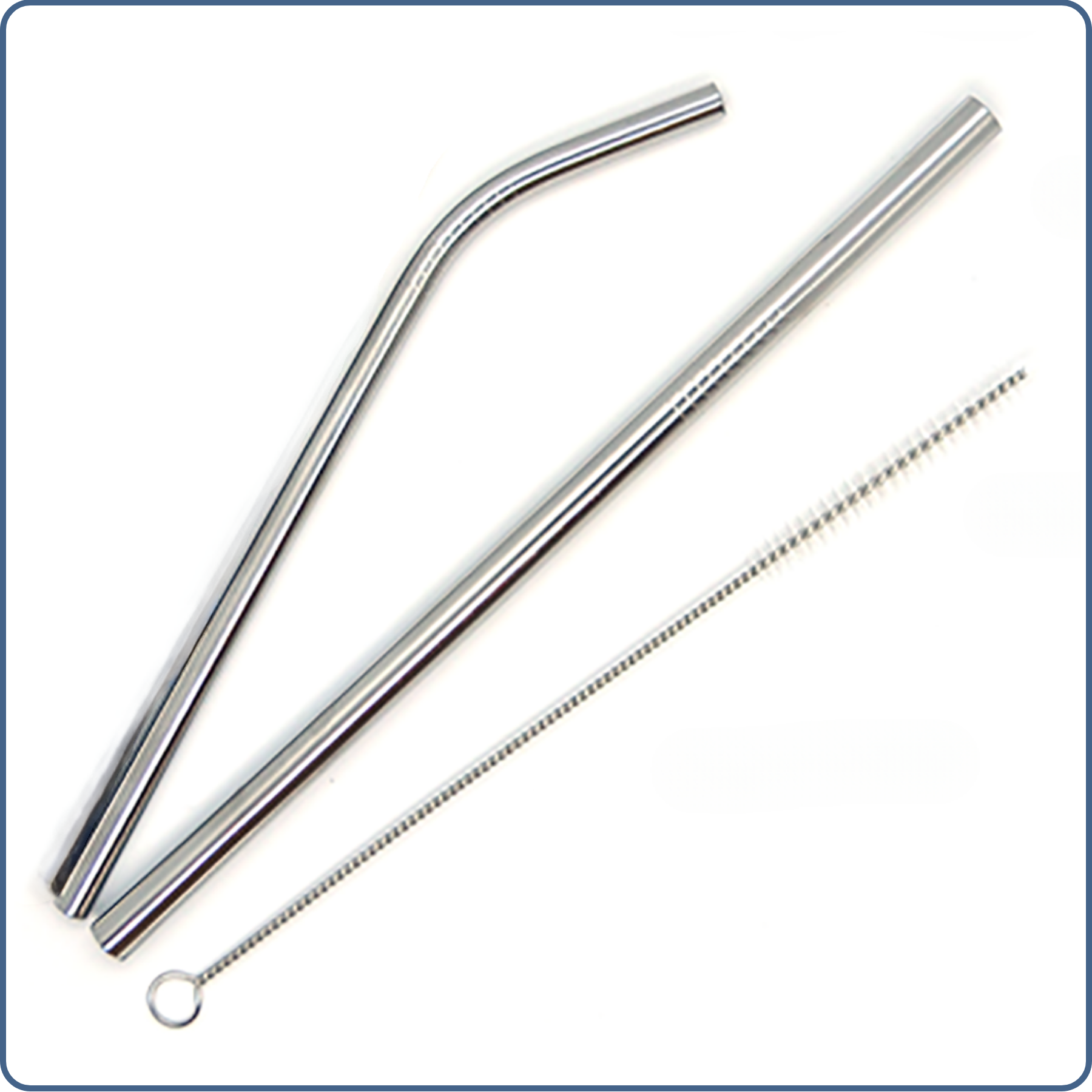 Paille droite, paille courbe, goupillon - durable - réutilisable