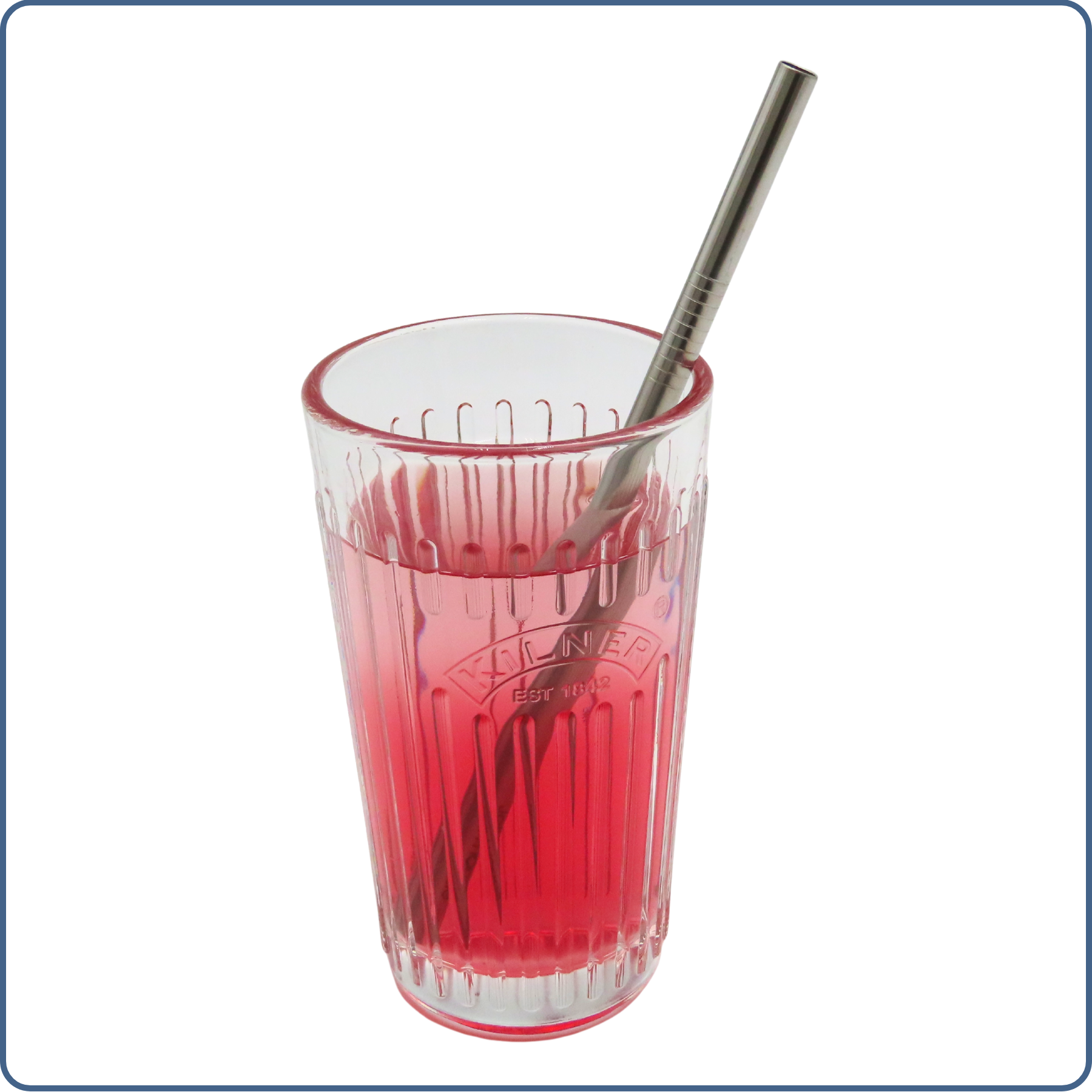 Paille droite, bubble tea, goupillon - durable - réutilisable