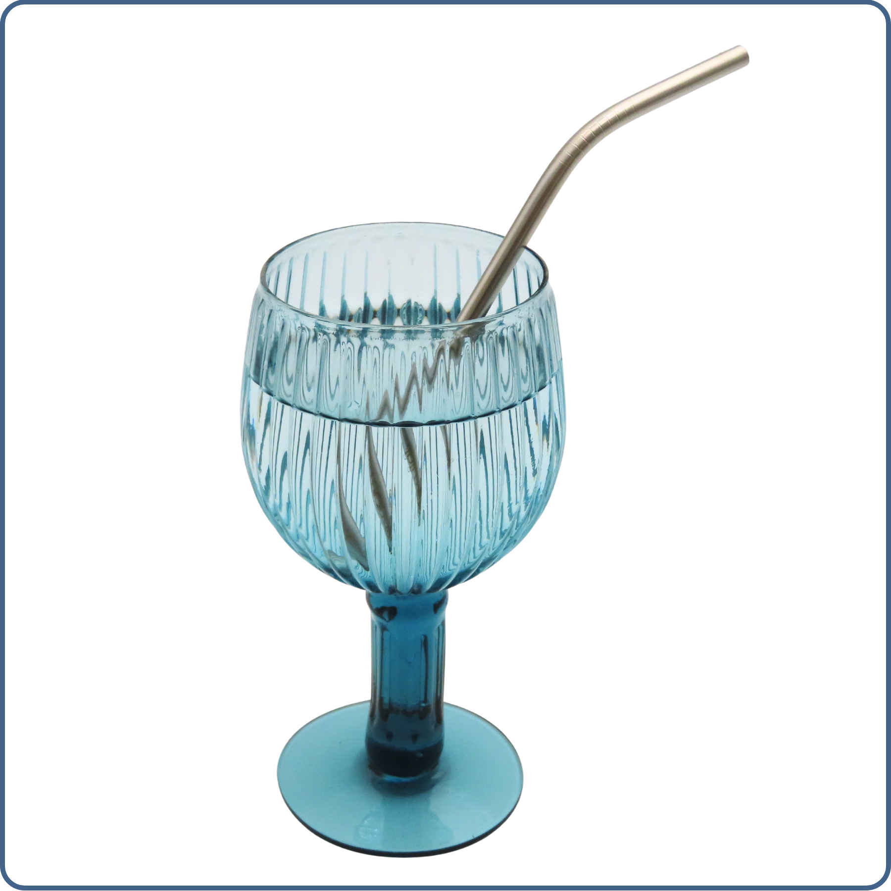 Paille courbe - durable - réutilisable