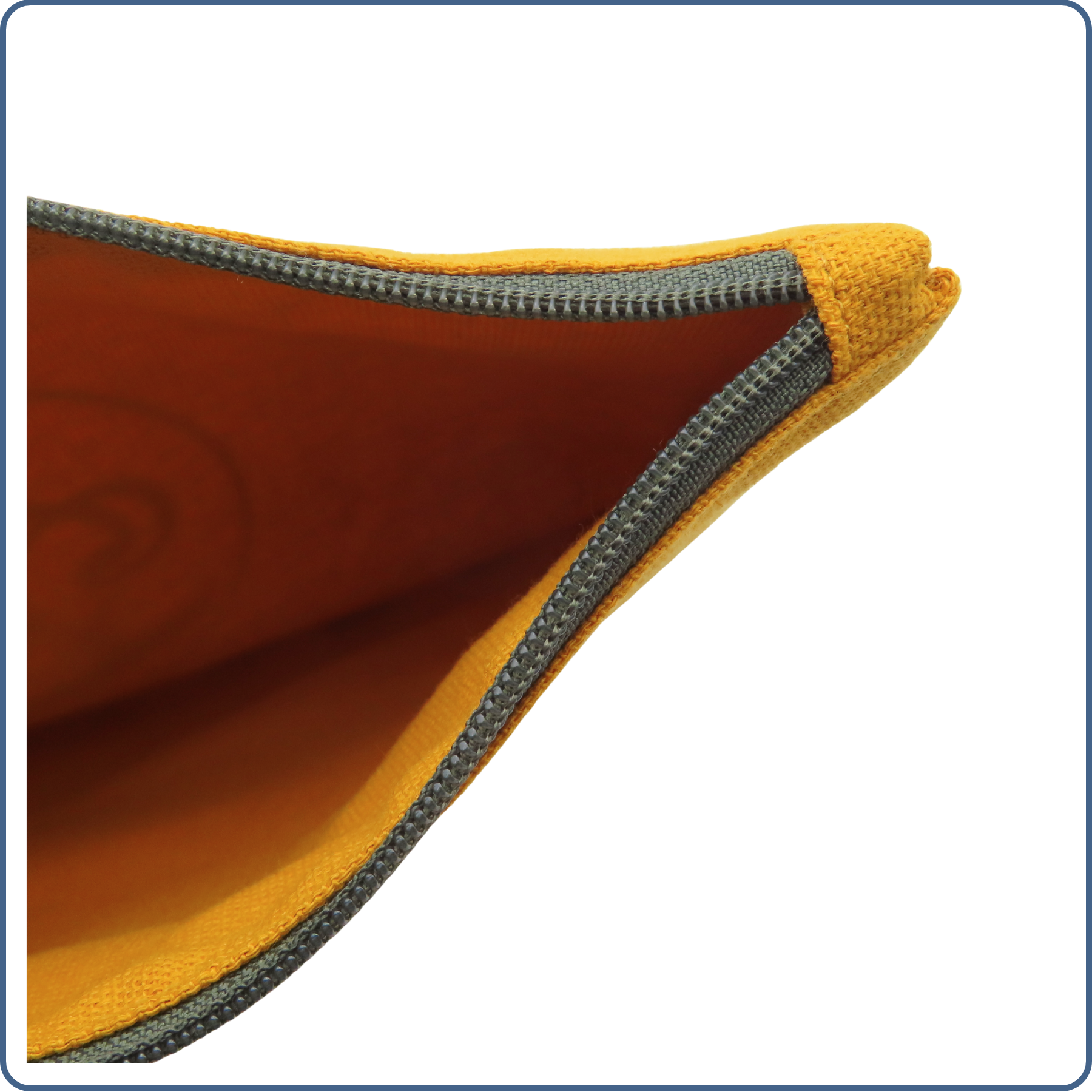 pochette A5 doublée, moutarde, design arésienne, Arès, bassin d'Arcachon