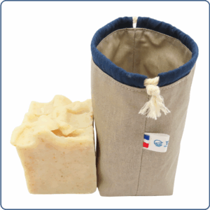 kit zéro déchet vaisselle, pochon imperméable lavable