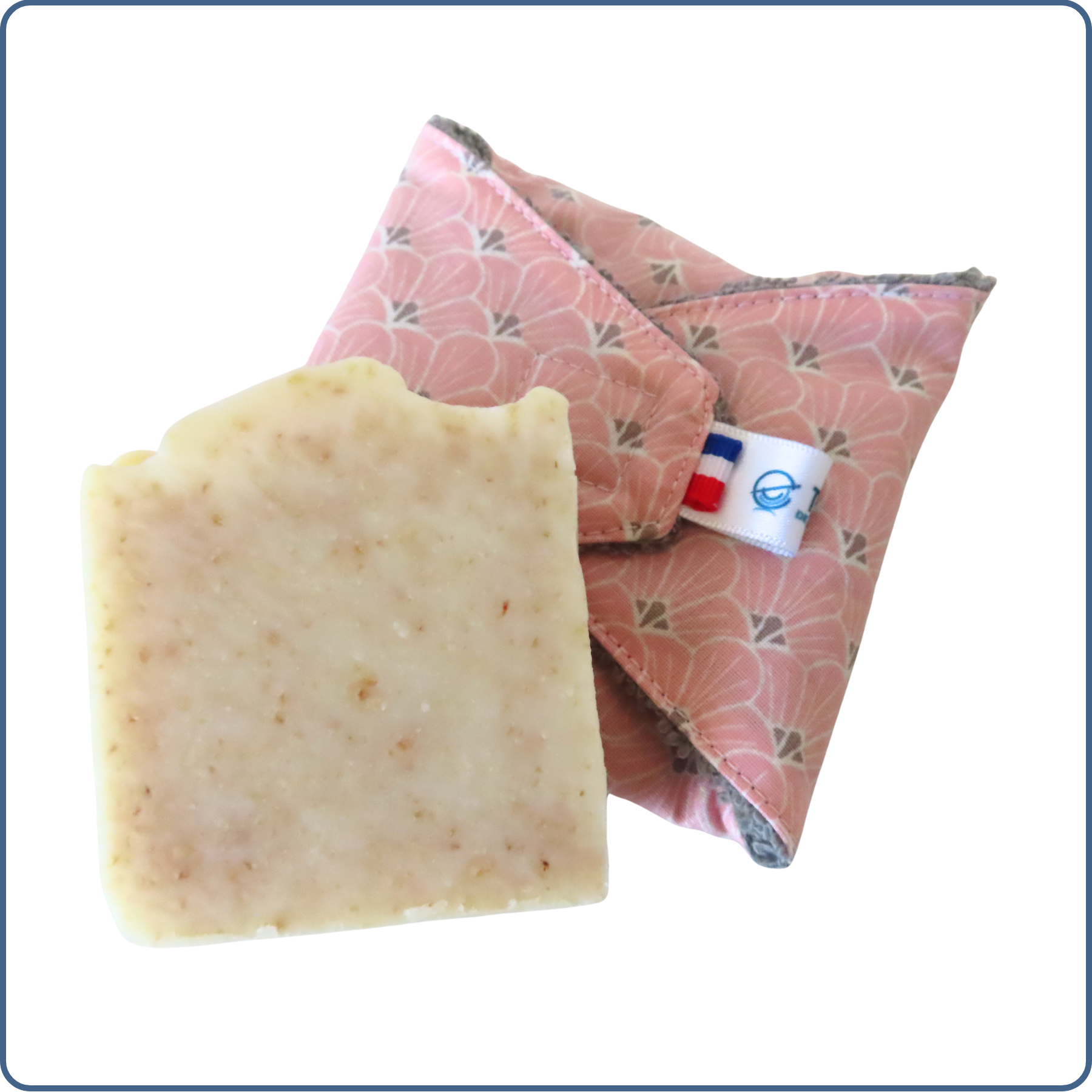 Porte-savon nomade, pour ranger et transporter en sécurité les savons solides, zéro déchet, coloris rose