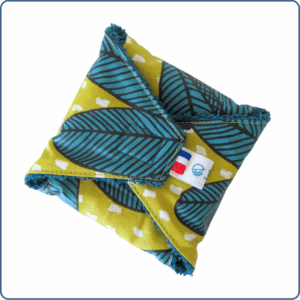 Porte-savon nomade, pour ranger et transporter en sécurité les savons solides, zéro déchet, coloris vert et jaune