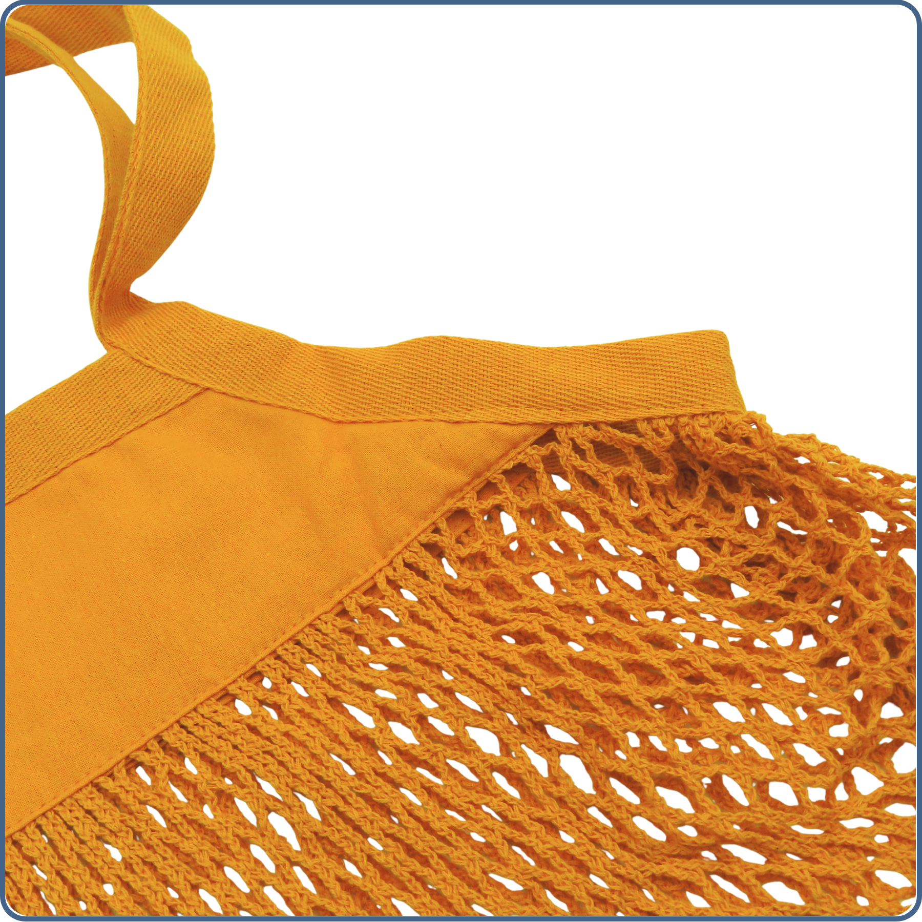 sac à provisions en maille filet, zéro déchet, jaune moutarde