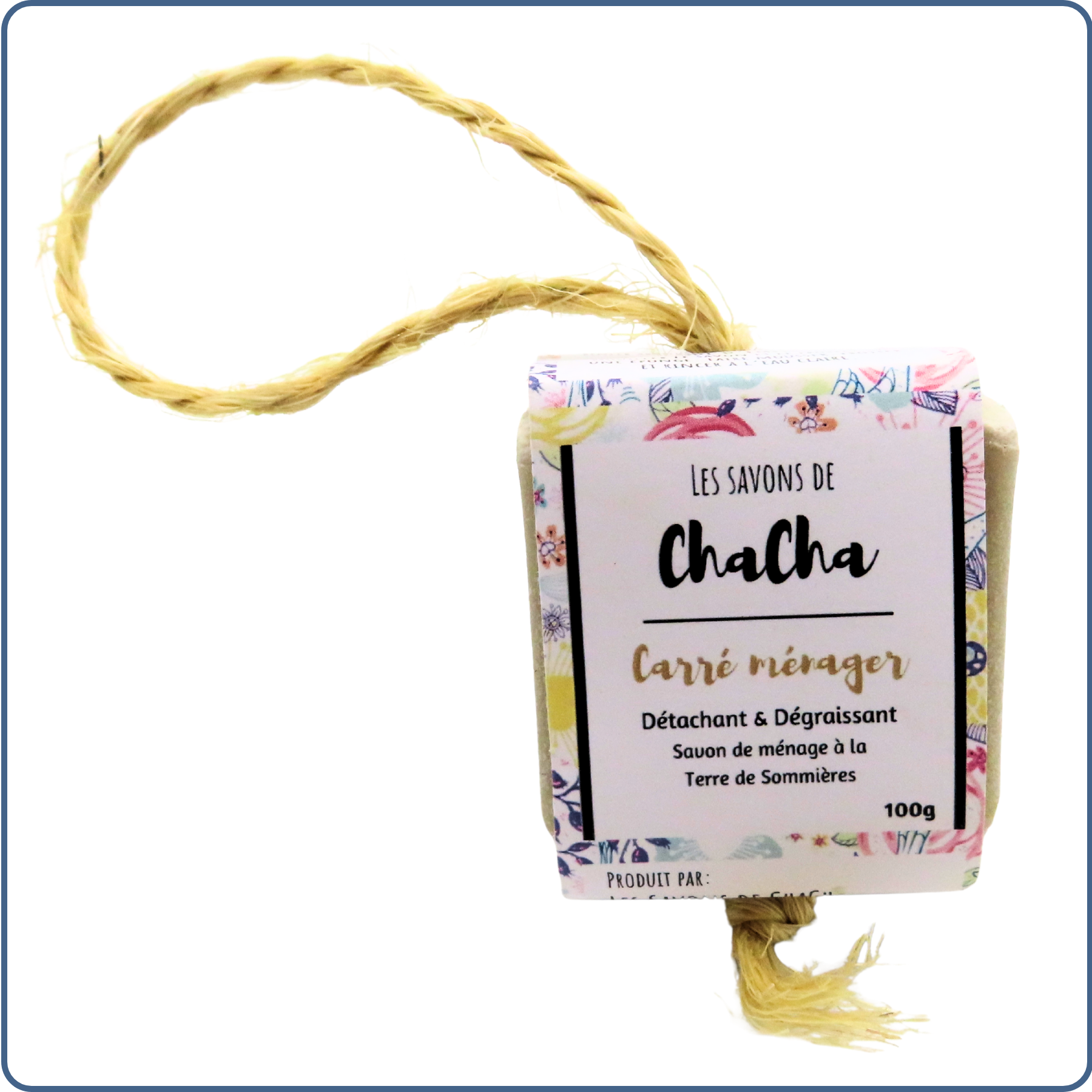 savon ménager à la terre de sommière, pour la vaisselle, le ménage, la lessive. Produit artisanal.