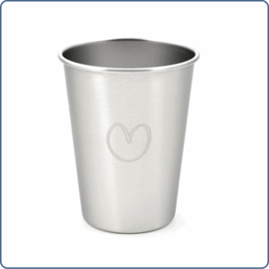 Timbale verre en inox – durable