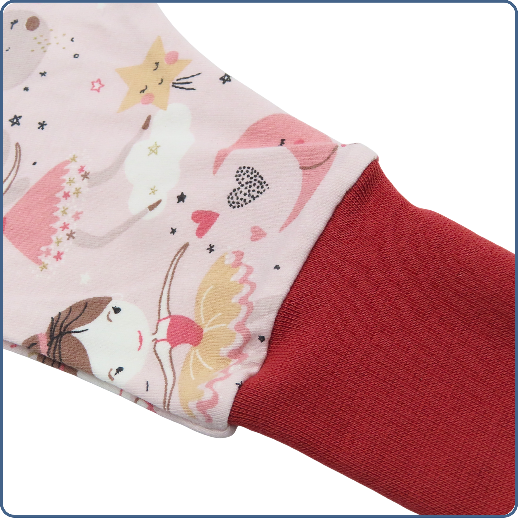 zoom chevillets, tissu léger, motifs fées danseuses, économique, sans produit chimique