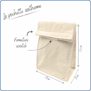pochette isotherme 1 personne, format compact